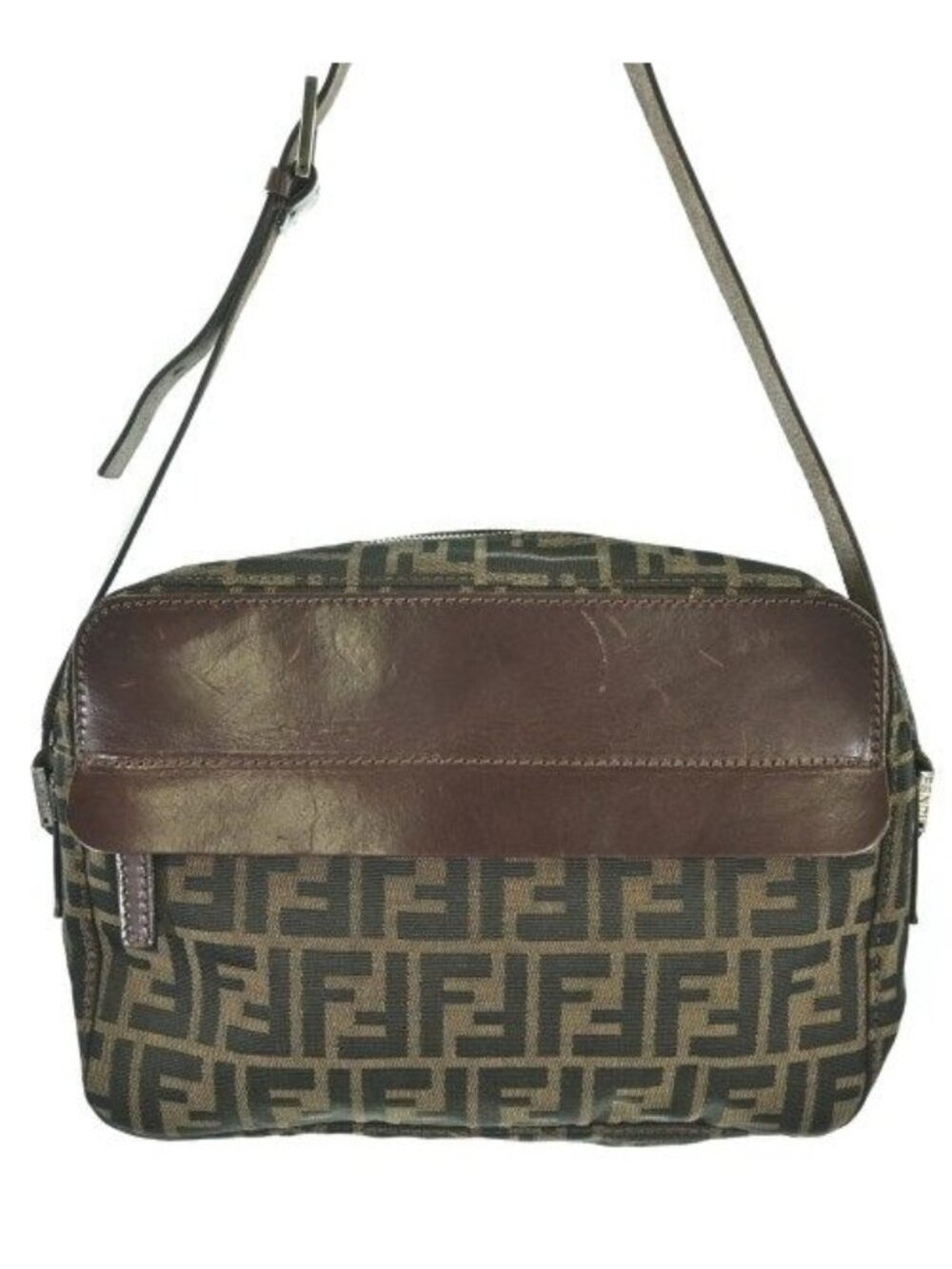 Fendi Zucca Pattern Shoulder Bag